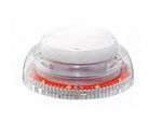 Base de detector con sirena tapa roja y flash blanco, ASPBSF-WW de Aguilera